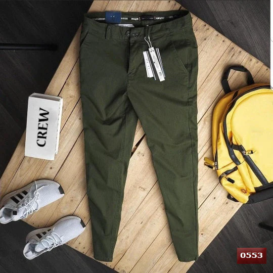 Chino Pants Olive Green - 0553