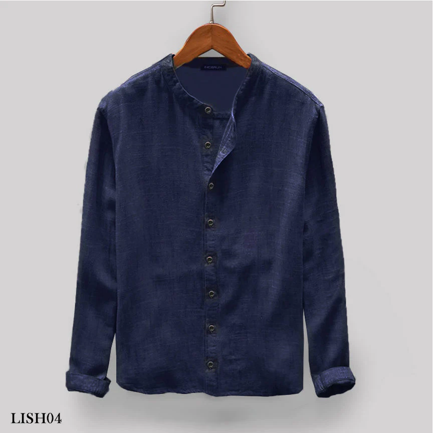 Linen Shirts - Dark Blue (LISH04)